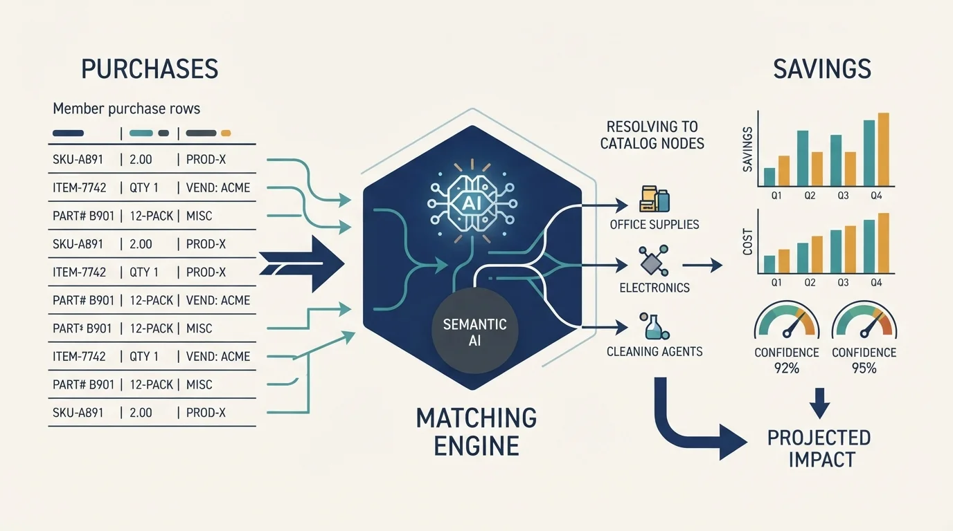 Member Spend Intelligence model diagram