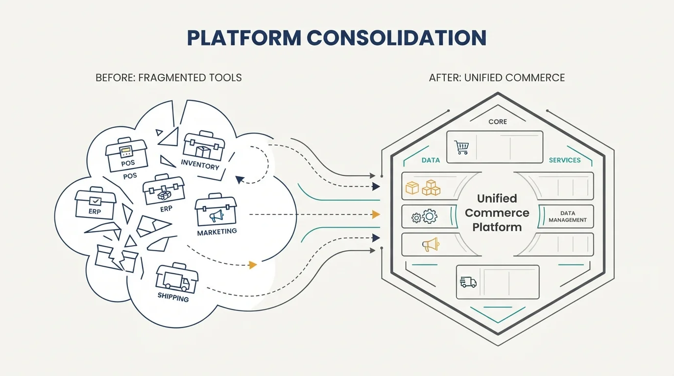 Custom eCommerce & ERP Integration model diagram
